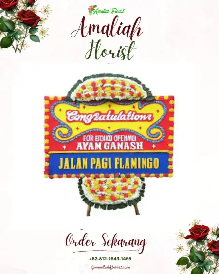 Sewa Papan Bunga Alai Parak Kopi